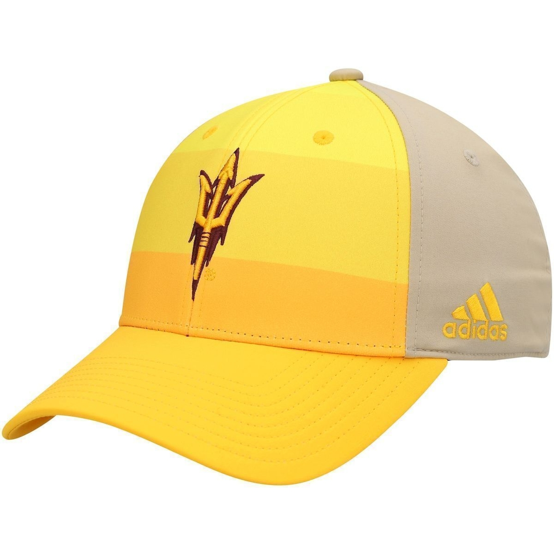 Adidas Men's Gold Arizona State Sun Devils Rising Devils Flex Hat 1 Adidas Men's Gold Arizona State Sun Devils Rising Devils Flex Hat