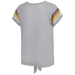 Colosseum Women's Heathered Gray Arizona State Sun Devils Boo You Raglan Knotted T-Shirt 7 Colosseum Women's Heathered Gray Arizona State Sun Devils Boo You Raglan Knotted T-Shirt -Arizona State Sun Devils Shop DSCO1148304894 1927 ALT3