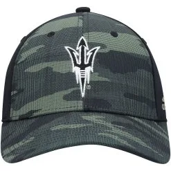 Adidas Men's Camo Arizona State Sun Devils Military Appreciation Primegreen Flex Hat -Arizona State Sun Devils Shop DSCO1148305172 BGrd ALT2