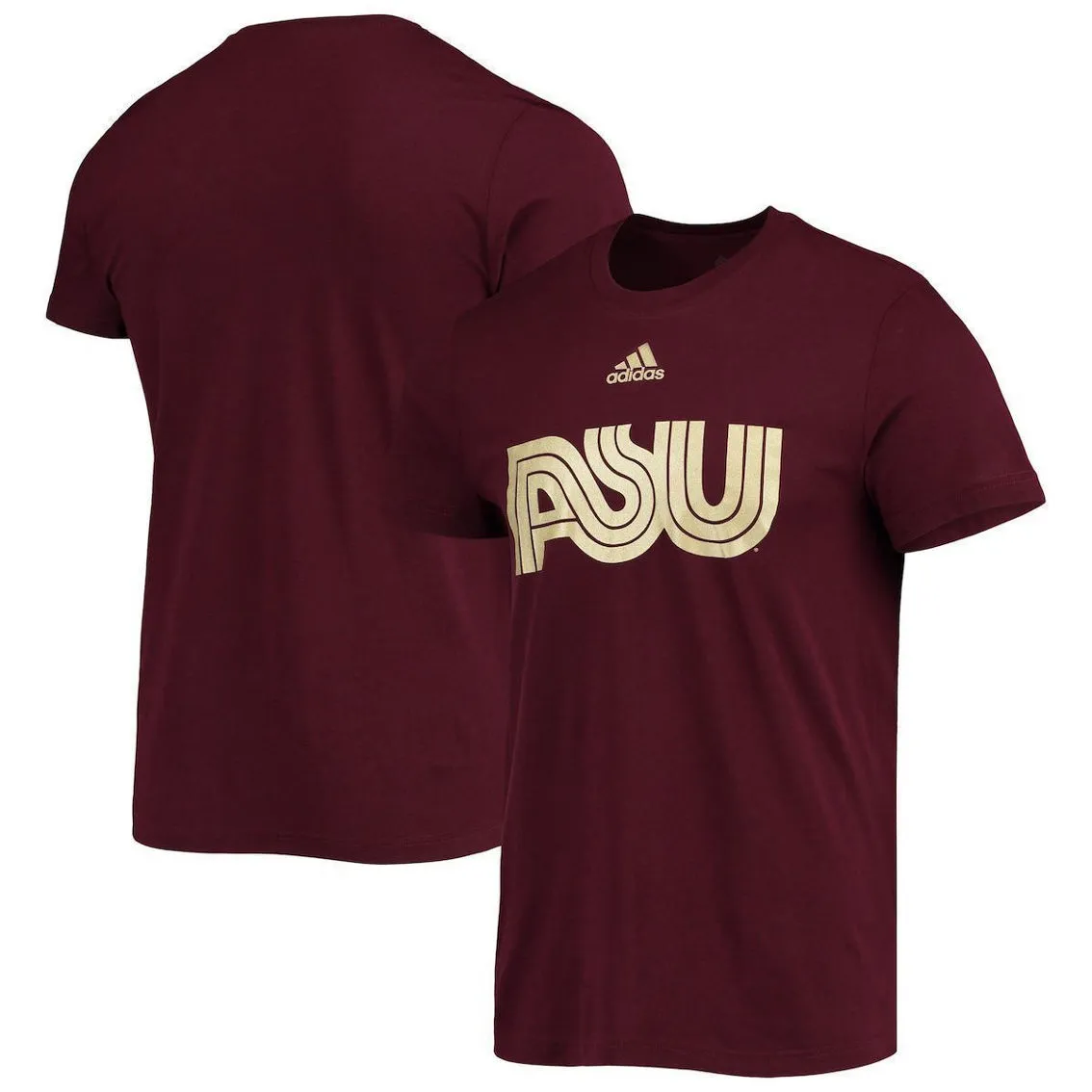 Adidas Men's Maroon Arizona State Sun Devils Sideline Tri-Blend T-Shirt 1 Adidas Men's Maroon Arizona State Sun Devils Sideline Tri-Blend T-Shirt