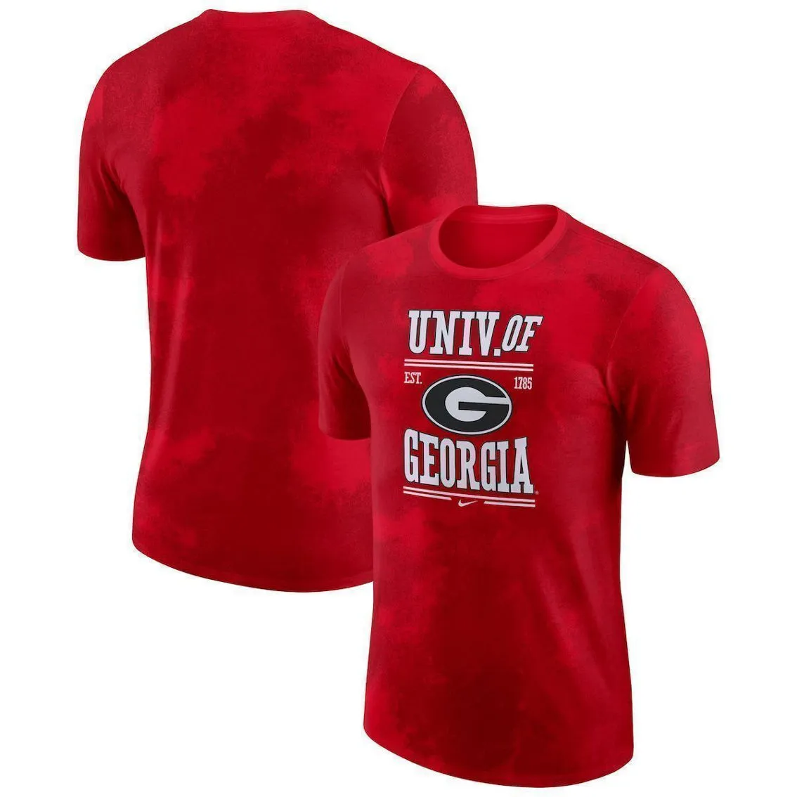 Nike Men's Red Georgia Bulldogs Team Stack T-Shirt 1 Nike Men's Red Georgia Bulldogs Team Stack T-Shirt