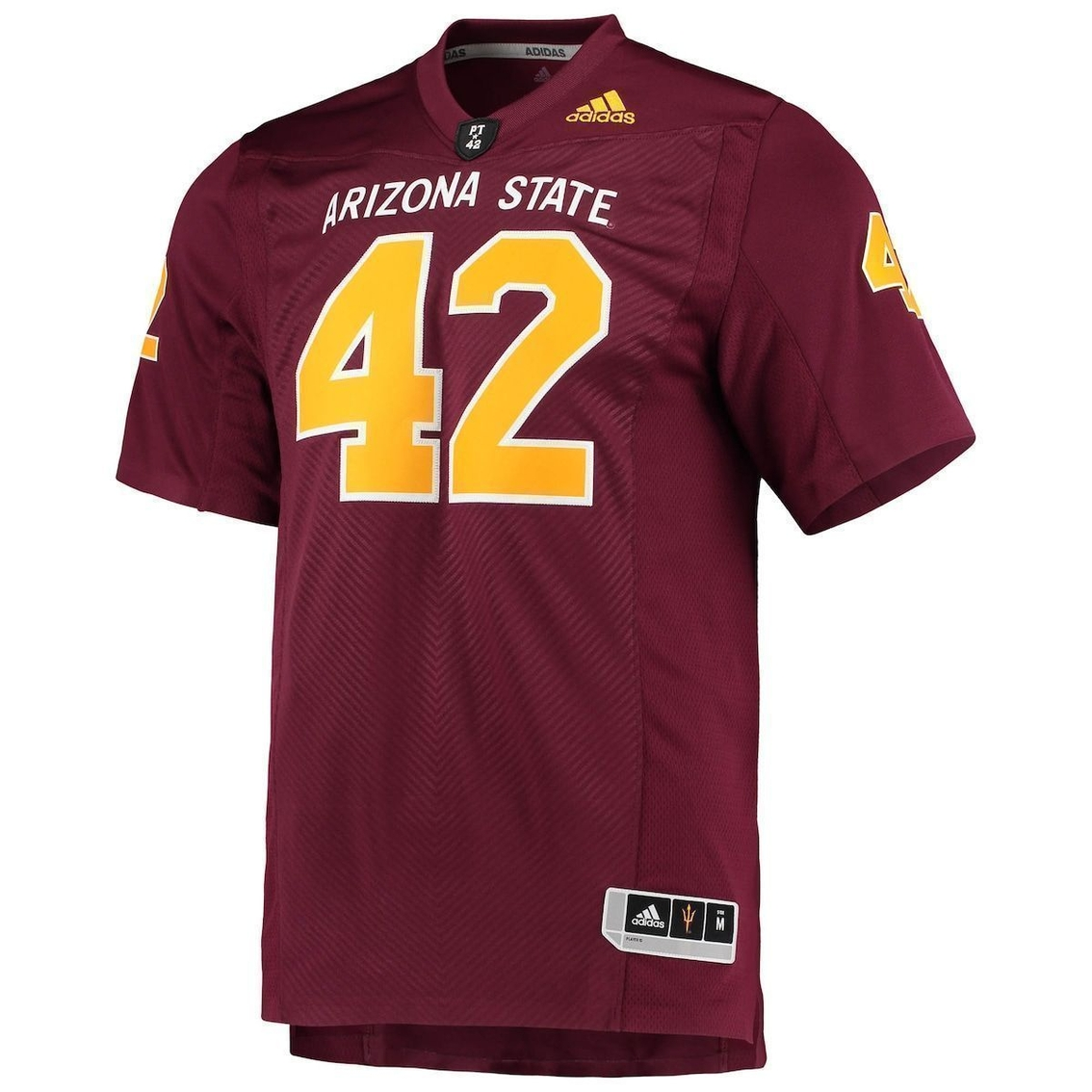 Adidas Men's Pat Tillman Maroon Arizona State Sun Devils Team Premier Football Jersey 3 Adidas Men's Pat Tillman Maroon Arizona State Sun Devils Team Premier Football Jersey - Image 3