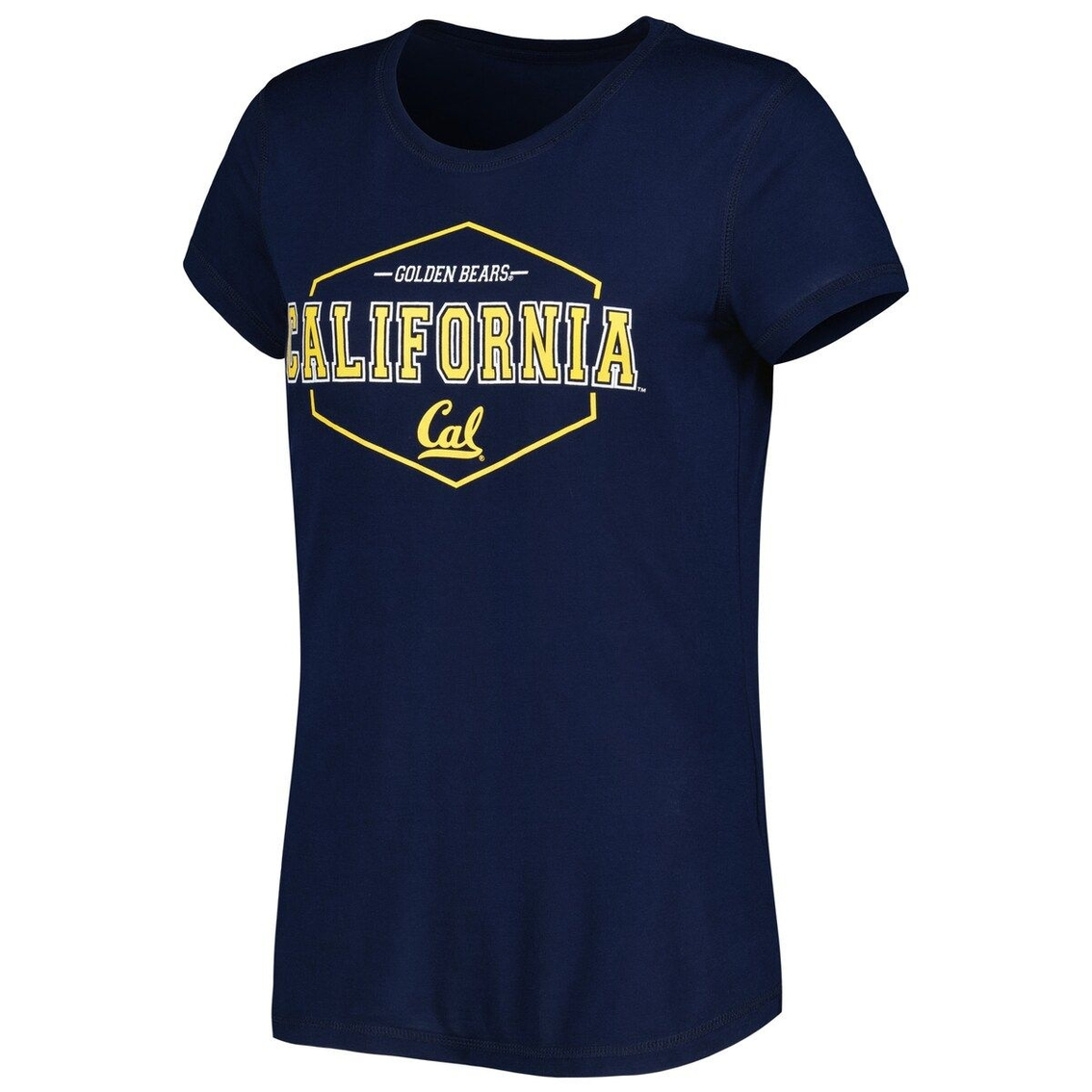 Women's Concepts Sport Navy/Gold Cal Bears Badge T-Shirt & Flannel Pants Sleep Set 3 Women's Concepts Sport Navy/Gold Cal Bears Badge T-Shirt & Flannel Pants Sleep Set - Image 3