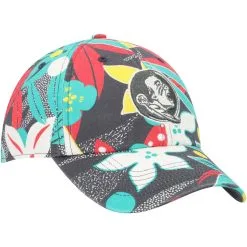 '47 Women's Charcoal Florida State Seminoles Plumeria Clean Up Adjustable Hat -Arizona State Sun Devils Shop DSCO1148307704 1904 ALT3