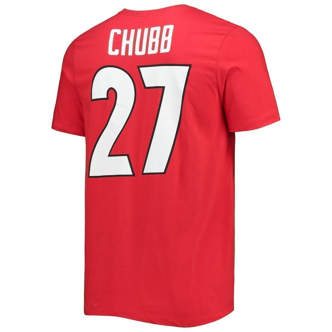 Nike Men's Nick Chubb Red Georgia Bulldogs Alumni Name & Number Team T-Shirt 4 Nike Men's Nick Chubb Red Georgia Bulldogs Alumni Name & Number Team T-Shirt - Image 4
