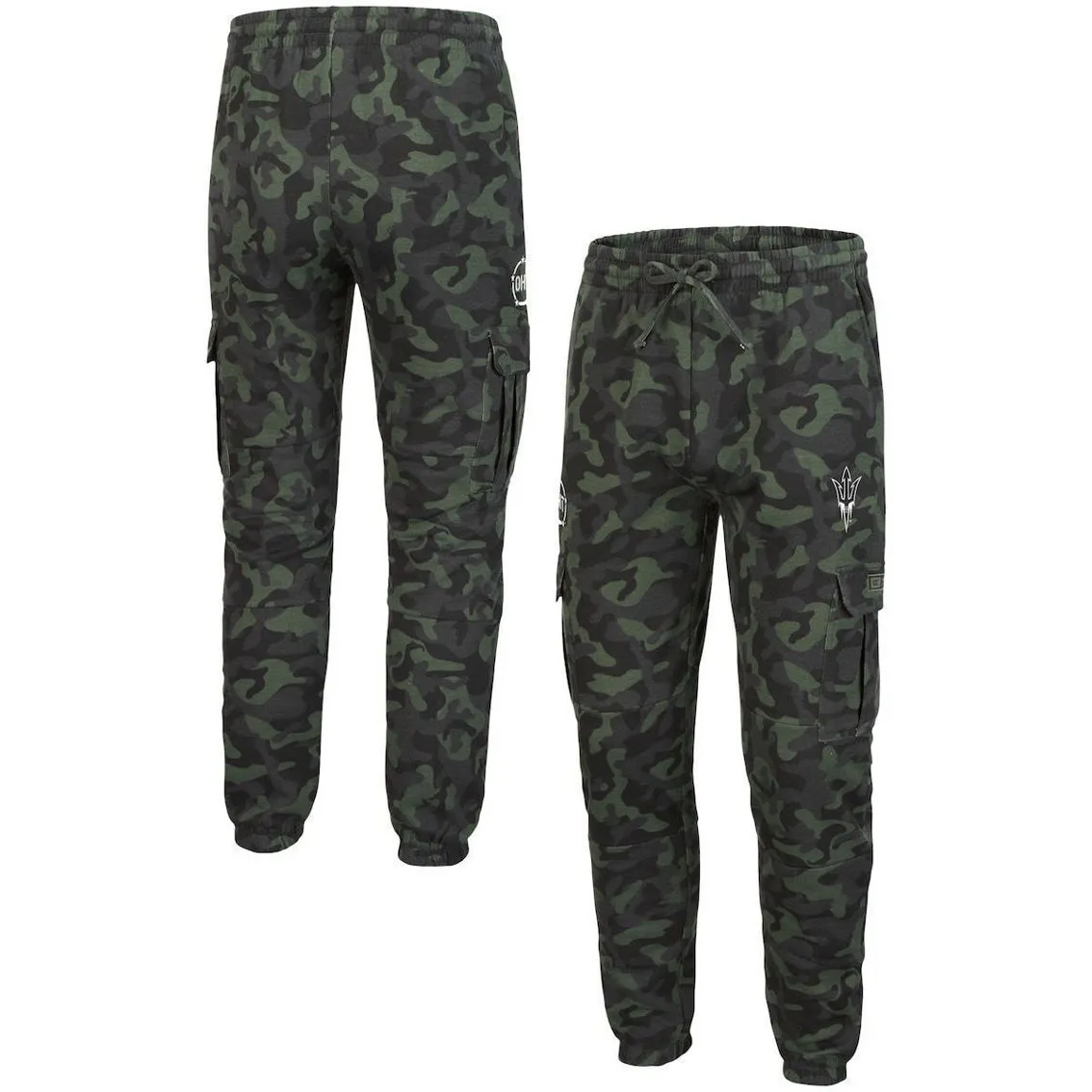 Men's Colosseum Camo Arizona State Sun Devils Logo OHT Military Appreciation Code Fleece Pants 2 Men's Colosseum Camo Arizona State Sun Devils Logo OHT Military Appreciation Code Fleece Pants - Image 2