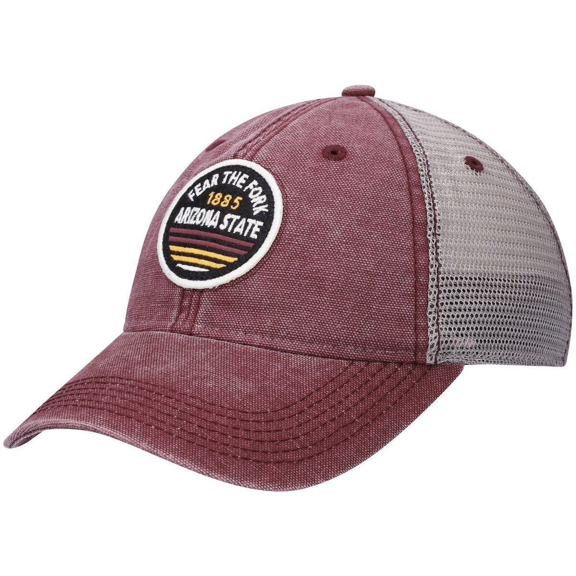 Legacy Athletic Men's Maroon Arizona State Sun Devils Sunset Dashboard Trucker Snapback Hat 2 Legacy Athletic Men's Maroon Arizona State Sun Devils Sunset Dashboard Trucker Snapback Hat - Image 2