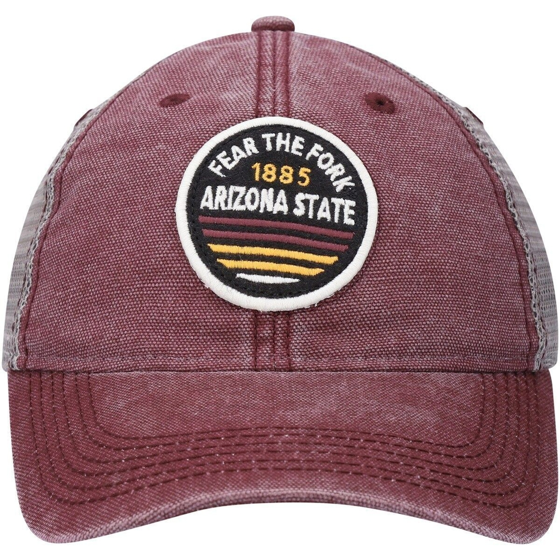 Legacy Athletic Men's Maroon Arizona State Sun Devils Sunset Dashboard Trucker Snapback Hat 3 Legacy Athletic Men's Maroon Arizona State Sun Devils Sunset Dashboard Trucker Snapback Hat - Image 3