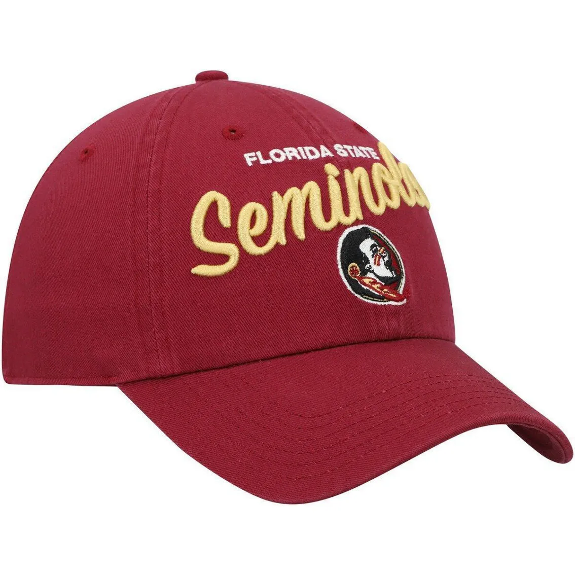 Women's '47 Garnet Florida State Seminoles Phoebe Clean Up Adjustable Hat 4 Women's '47 Garnet Florida State Seminoles Phoebe Clean Up Adjustable Hat - Image 4