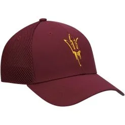 Adidas Men's Maroon Arizona State Sun Devils 2021 Sideline Coaches Mesh AEROREADY Adjustable Hat -Arizona State Sun Devils Shop DSCO1148311451 2882 ALT3