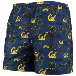 FOCO Men's Navy Cal Bears Island Palm Swim Trunks 6 FOCO Men's Navy Cal Bears Island Palm Swim Trunks -Arizona State Sun Devils Shop DSCO1148313129 1320 ALT2