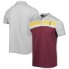 Colosseum Men's Maroon/Heathered Gray Arizona State Sun Devils Caddie Polo