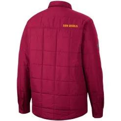 Colosseum Men's Maroon Arizona State Sun Devils Detonate Quilted Full-Snap Jacket 7 Colosseum Men's Maroon Arizona State Sun Devils Detonate Quilted Full-Snap Jacket -Arizona State Sun Devils Shop DSCO1148315446 2882 ALT3