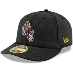 New Era Men's Black Arizona State Sun Devils Basic Low 59FIFTY Fitted Hat