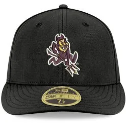 New Era Men's Black Arizona State Sun Devils Basic Low 59FIFTY Fitted Hat 6 New Era Men's Black Arizona State Sun Devils Basic Low 59FIFTY Fitted Hat -Arizona State Sun Devils Shop DSCO1148315791 1007 ALT2