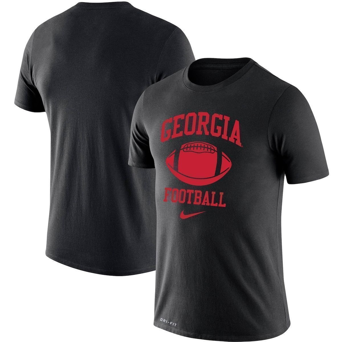 Nike Men's Black Georgia Bulldogs Retro Football Lockup Legend Performance T-Shirt 1 Nike Men's Black Georgia Bulldogs Retro Football Lockup Legend Performance T-Shirt