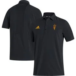 Adidas Men's Black Arizona State Sun Devils Coaches AEROREADY Polo