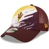 New Era Men's Maroon Arizona State Sun Devils Marbled 9FORTY Snapback Hat