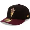 New Era Men's Black/Maroon Arizona State Sun Devils Basic Low 59FIFTY Fitted Hat