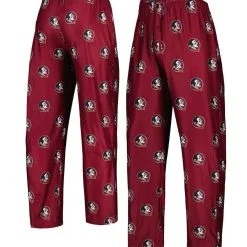 Men's Concepts Sport Garnet Florida State Seminoles Logo Flagship Allover Print Pants