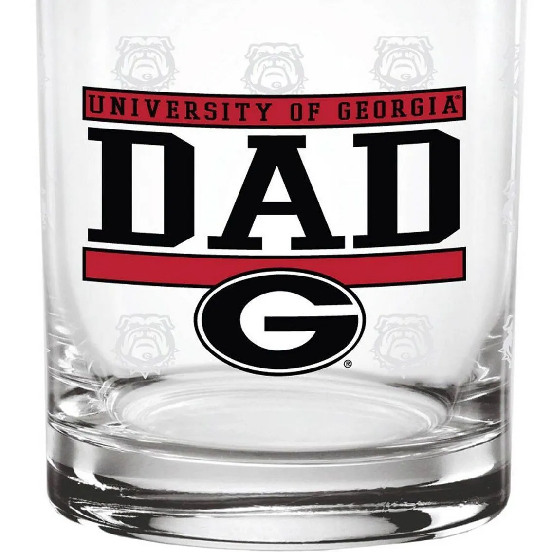 Indigo Falls Georgia Bulldogs 14oz. Dad Rocks Glass 1 Indigo Falls Georgia Bulldogs 14oz. Dad Rocks Glass