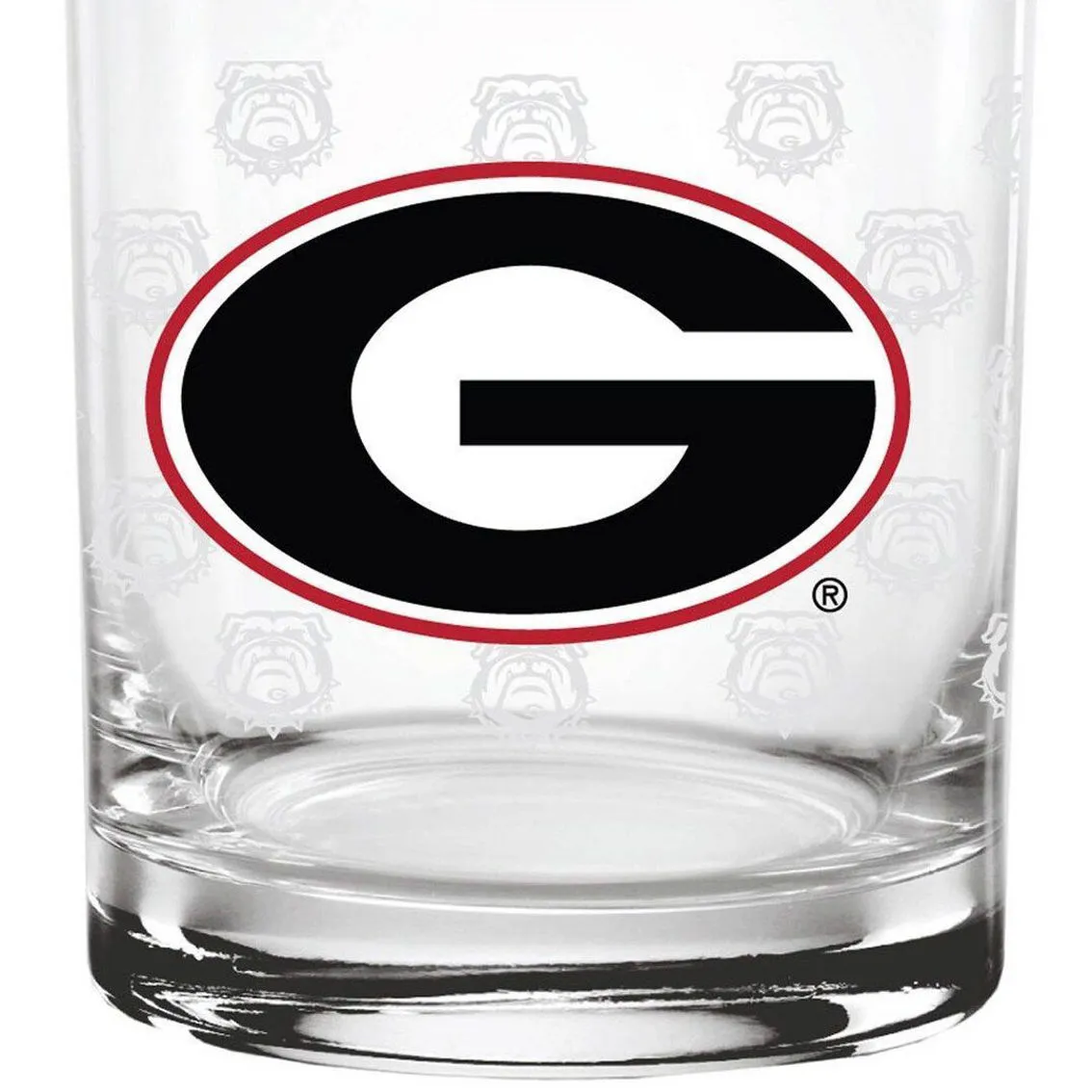 Indigo Falls Georgia Bulldogs 14oz. Dad Rocks Glass 3 Indigo Falls Georgia Bulldogs 14oz. Dad Rocks Glass - Image 3