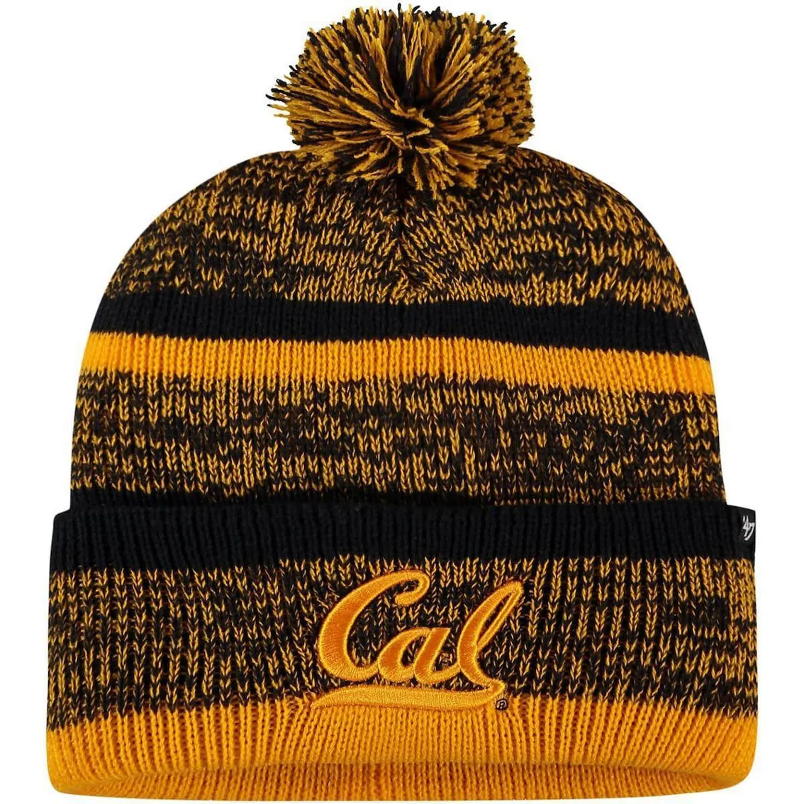 '47 Men's Navy Cal Bears Northward Cuffed Knit Hat With Pom 2 '47 Men's Navy Cal Bears Northward Cuffed Knit Hat With Pom - Image 2