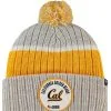 '47 Men's Gray Cal Bears Holcomb Cuffed Knit Hat With Pom