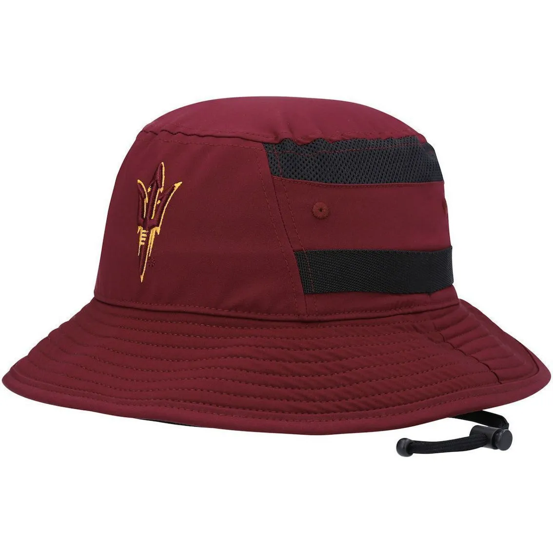 Adidas Men's Maroon Arizona State Sun Devils 2021 Sideline AEROREADY Bucket Hat 2 Adidas Men's Maroon Arizona State Sun Devils 2021 Sideline AEROREADY Bucket Hat - Image 2