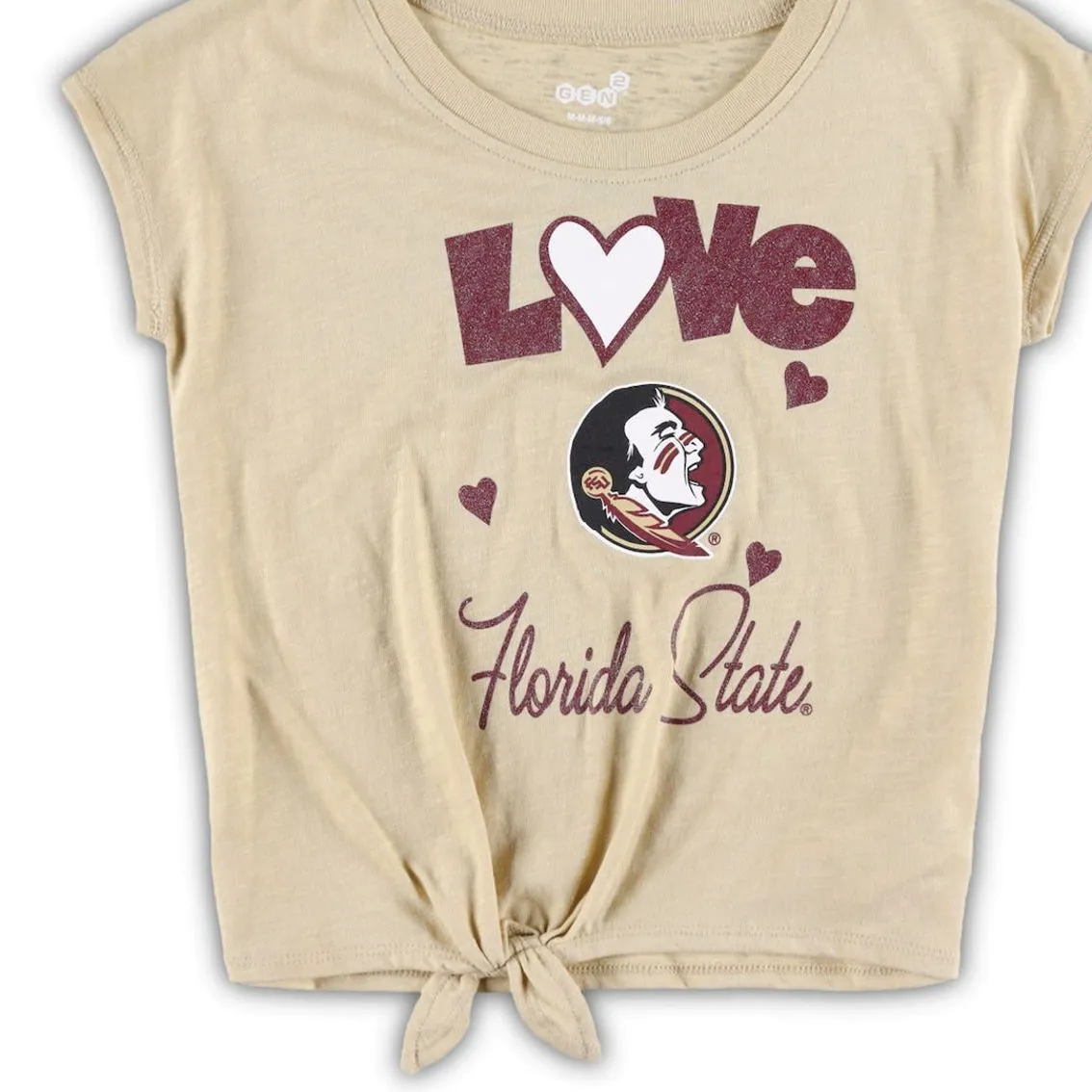 Outerstuff Preschool & Toddler Gold/Garnet Florida State Seminoles Forever Love T-Shirt & Leggings Set 3 Outerstuff Preschool & Toddler Gold/Garnet Florida State Seminoles Forever Love T-Shirt & Leggings Set - Image 3