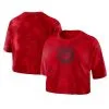 Women's Nike Red Georgia Bulldogs Tie-Dye Cropped T-Shirt