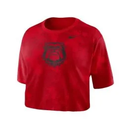 Women's Nike Red Georgia Bulldogs Tie-Dye Cropped T-Shirt -Arizona State Sun Devils Shop DSCO1148322096 2910 ALT2