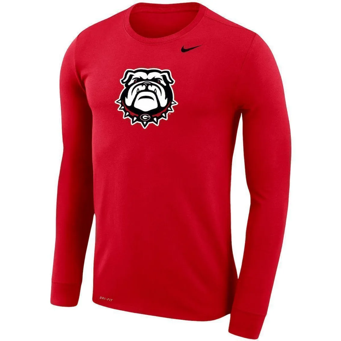 Nike Men's Red Georgia Bulldogs Secondary School Logo Legend Performance Long Sleeve T-Shirt 3 Nike Men's Red Georgia Bulldogs Secondary School Logo Legend Performance Long Sleeve T-Shirt - Image 3