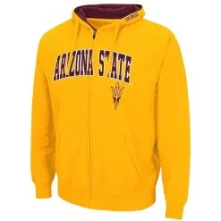 Colosseum Men's Gold Arizona State Sun Devils Arch & Logo 3.0 Full-Zip Hoodie 6 Colosseum Men's Gold Arizona State Sun Devils Arch & Logo 3.0 Full-Zip Hoodie -Arizona State Sun Devils Shop DSCO1148323474 1853 ALT2