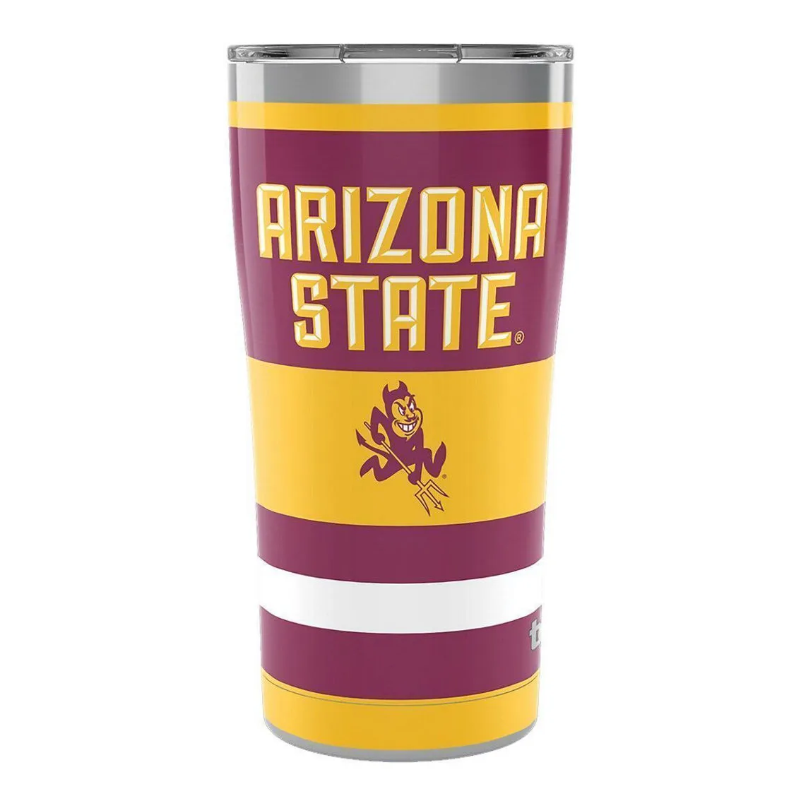 Tervis Arizona State Sun Devils 20oz. Bold Stainless Tumbler 1 Tervis Arizona State Sun Devils 20oz. Bold Stainless Tumbler
