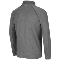 Colosseum Men's Heathered Charcoal Arizona State Sun Devils Robert Raglan Quarter-Zip Jacket -Arizona State Sun Devils Shop DSCO1148324030 4135 ALT3