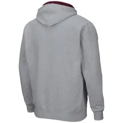 Colosseum Men's Heathered Gray Arizona State Sun Devils Arch & Logo 3.0 Full-Zip Hoodie -Arizona State Sun Devils Shop DSCO1148324143 1927 ALT3