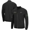 Colosseum Men's Black Georgia Southern Eagles OHT Military Appreciation High-Speed Bomber Full-Zip Jacket
