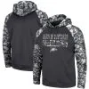 Colosseum Men's Charcoal Georgia Southern Eagles OHT Military Appreciation Digital Camo Pullover Hoodie