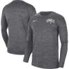 Nike Men's Charcoal Florida State Seminoles Sideline Game Day Velocity Performance Long Sleeve T-Shirt