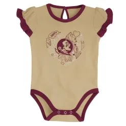 Outerstuff Girls Newborn & Infant Garnet/Gold Florida State Seminoles Too Much Love Two-Piece Bodysuit Set 7 Outerstuff Girls Newborn & Infant Garnet/Gold Florida State Seminoles Too Much Love Two-Piece Bodysuit Set -Arizona State Sun Devils Shop DSCO1149277413 GOLDRE ALT3