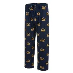 Concepts Sport Men's Navy Cal Bears Logo Flagship Allover Print Pants