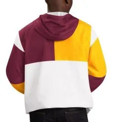 G-III Sports By Carl Banks Men's White/Maroon Arizona State Sun Devils Fair Catch Half-Zip Anorak Jacket -Arizona State Sun Devils Shop DSCO1150500276 3550 ALT2