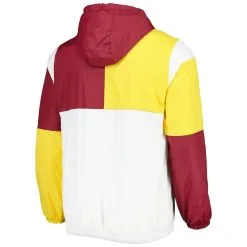 G-III Sports By Carl Banks Men's White/Maroon Arizona State Sun Devils Fair Catch Half-Zip Anorak Jacket -Arizona State Sun Devils Shop DSCO1150500276 3550 ALT3