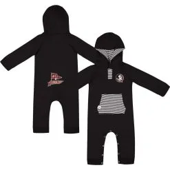 Colosseum Infant Black Florida State Seminoles Whowonkas Raglan Long Sleeve Hoodie Jumper