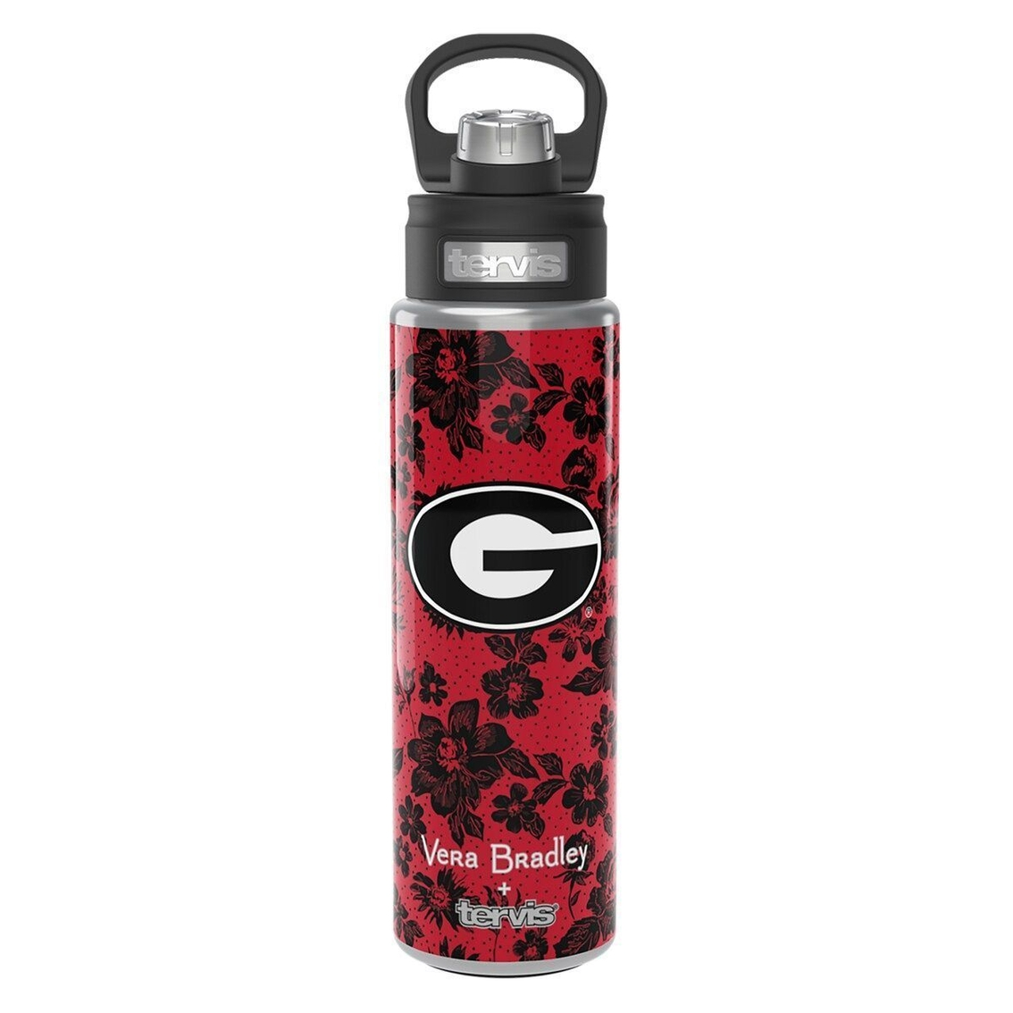 Vera Bradley X Tervis Vera Bradley X Georgia Bulldogs 24oz. Wide Mouth Bottle With Deluxe Lid 1 Vera Bradley X Tervis Vera Bradley X Georgia Bulldogs 24oz. Wide Mouth Bottle With Deluxe Lid