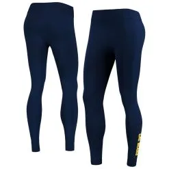 ZooZatz Women's Navy Cal Bears Fleece Lined 2.0 Leggings