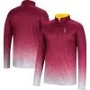 Colosseum Men's Maroon Arizona State Sun Devils Walter Quarter-Zip Windshirt