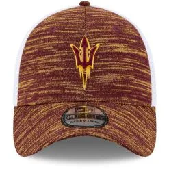 Men's New Era Maroon Arizona State Sun Devils Engineered Neo 39THIRTY Flex Hat -Arizona State Sun Devils Shop DSCO1150992659 2882 ALT2