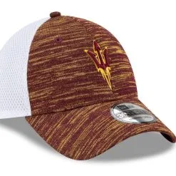 Men's New Era Maroon Arizona State Sun Devils Engineered Neo 39THIRTY Flex Hat -Arizona State Sun Devils Shop DSCO1150992659 2882 ALT3